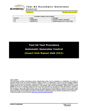 Draft for industry comment