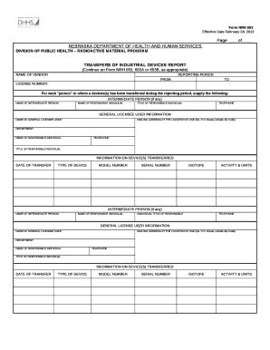 Form NRH 653