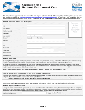 This form is for new applicants only