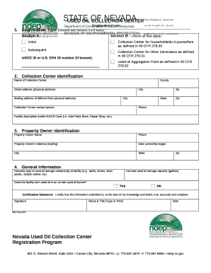 USED OIL COLLECTION CENTER