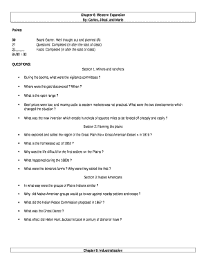 Chapter 8: Western Expansion