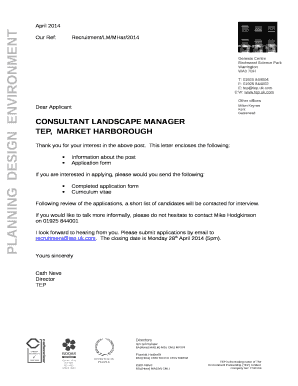 CONSULTANT LANDSCAPE MANAGER