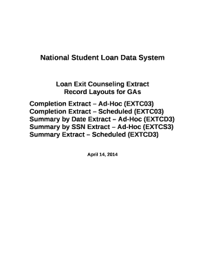 Summary by SSN Extract Ad-Hoc (EXTCS3)