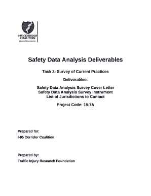 Safety Data Analysis Deliverables