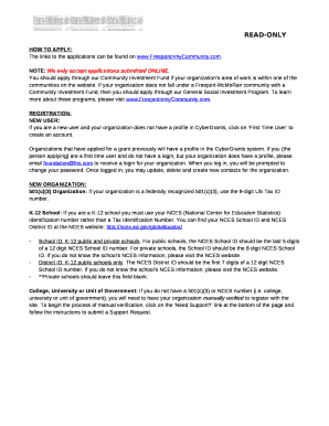 The links to the applications can be found on www