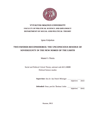 DEPARTMENT OF SOCIAL AND POLITICAL THEORY