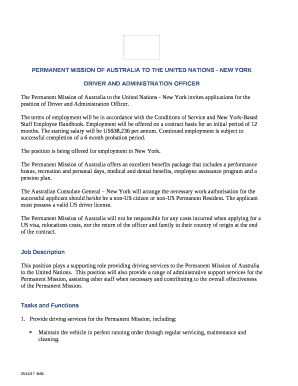 PERMANENT MISSION OF AUSTRALIA TO THE UNITED NATIONS - NEW YORK