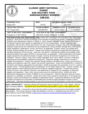 ANNOUNCEMENT NUMBER:14B-031