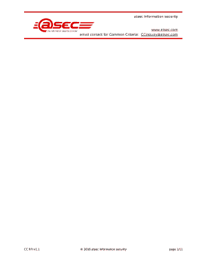 Email contact for Common Criteria:CCinquiryatsec