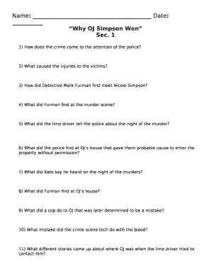 Why OJ Simpson Won