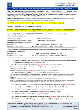 Travel Award is not transferable without proper documentation and authorization