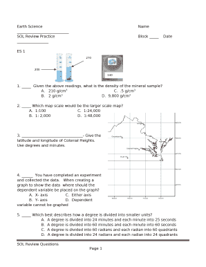 SOL Review PracticeBlock Date