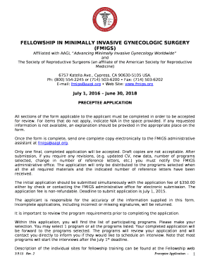 The Society of Reproductive Surgeons (an affiliate of the American Society for Reproductive Medicine)