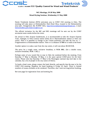 COST Action E53 Quality Control for Wood and Wood Products template