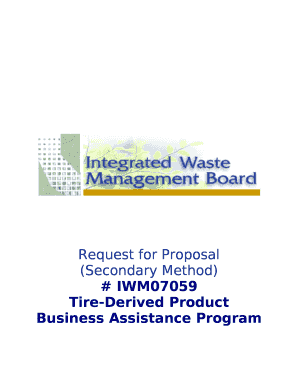 Tire-Derived Product Business Assistance Program