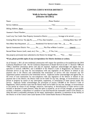 Walk-in Service Application