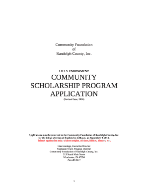 Submit application only, without staples, stickers, folders, binders, etc