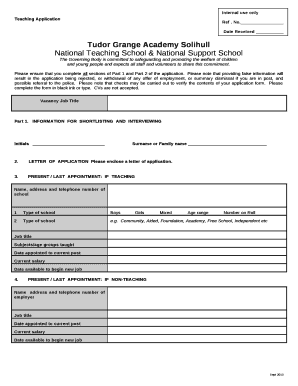 National Teaching School & National Support School