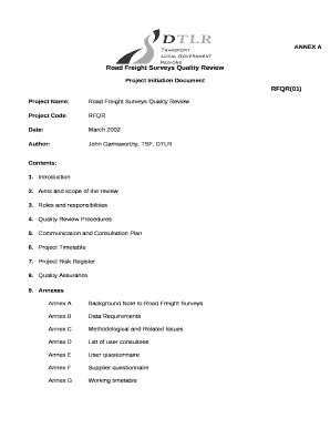 Road Freight Surveys Quality Review