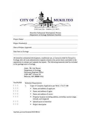 Shoreline Substantial Development Permits