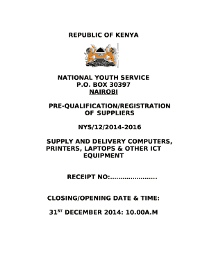 SUPPLY AND DELIVERY COMPUTERS, PRINTERS, LAPTOPS & OTHER ICT EQUIPMENT