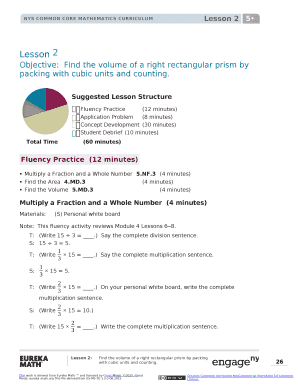 Objective:Find the volume of a right rectangular prism by packing with cubic units and counting