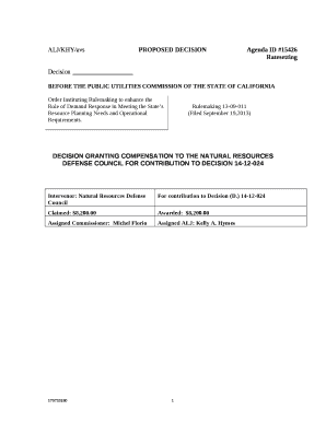 ALJ/KHY/avsPROPOSED DECISIONAgenda ID #15426