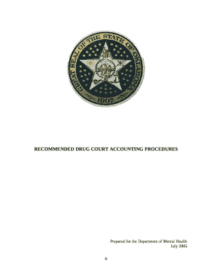 RECOMMENDED DRUG COURT ACCOUNTING PROCEDURES