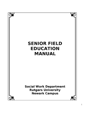 DEPARTMENT OF SOCIAL WORK MISSION, GOALS & OBJECTIVES5