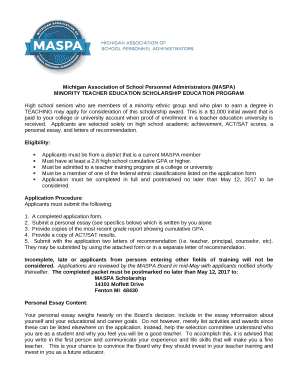 Michigan Association of School Personnel Administrators (MASPA)