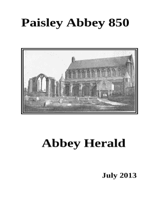 Paisley Abbey 850