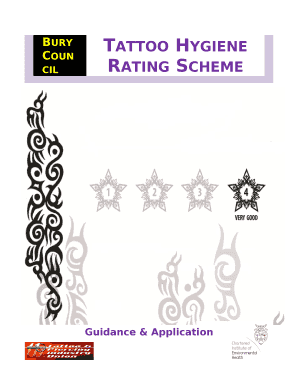 Greater Manchester Tattoo Hygiene Rating Scheme