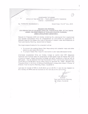 Name of the Work:Preparation of GIS-Based Maps for Master Plan Area of Towns under Directorate of Town And Country Planning, Government of Assam Phase II