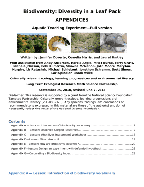 Aquatic Teaching ExperimentFull version