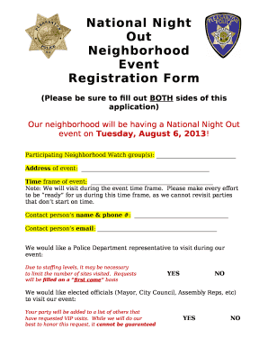 Neighborhood Event