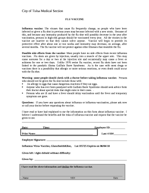 Influenza vaccine: The viruses that cause flu frequently change, so people who have been infected or given a flu shot in previous years may become infected with a new strain