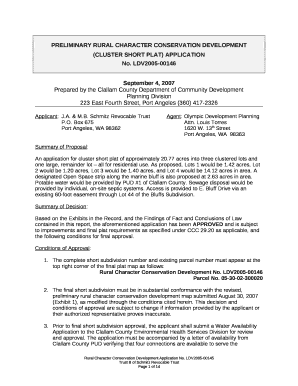 (CLUSTER SHORT PLAT) APPLICATION