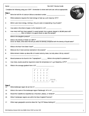 Name: The ESRT Review Guide