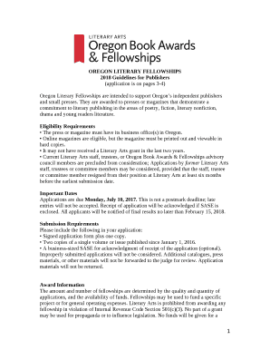 2018 Guidelines for Publishers