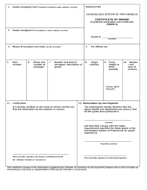 Goods consigned to (Consignees name, address, country)