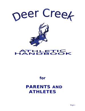 Letter to the Athlete and Parents