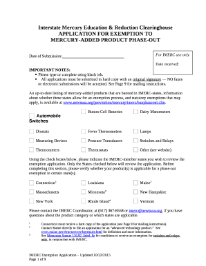Interstate Mercury Education & Reduction Clearinghouse