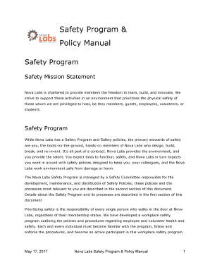 Safety Program &