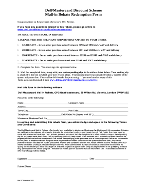 Dell/Mastercard Discount Scheme