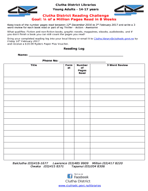 Library Services - Clutha District Council