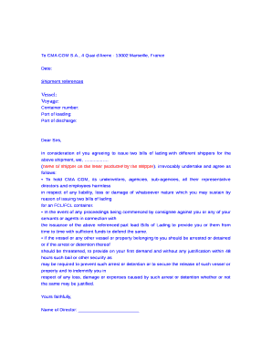 To CMA CGM S