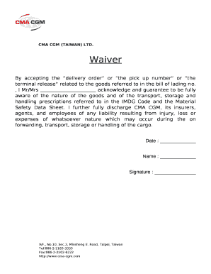 By accepting the delivery order or the pick up number or the terminal release related to the goods referred to in the bill of lading no