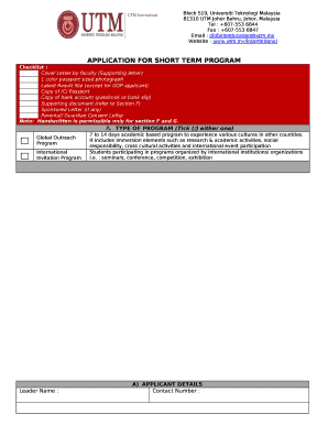 Cover Letter by faculty (Supporting letter)