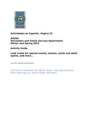Actividades en EspaolPagina 25 template