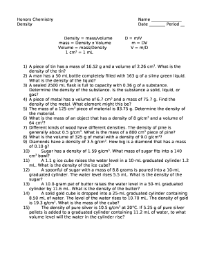 DensityDate Period